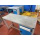 *NO RESERVE* Grey Metal Work Table With Drawers - Image 6 of 7