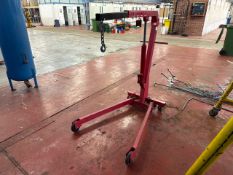 *NO RESERVE* Clarke 1 Tonne Hydraulic Workshop Crane