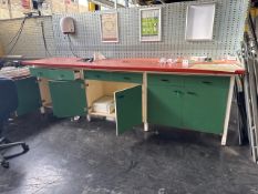 *NO RESERVE* Green Wood Work Bench