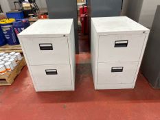 *NO RESERVE* Grey 2 Drawer Units x2