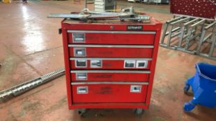 *NO RESERVE* Kennedy 5 Drawer Roller Cabinet