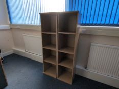 *NO RESERVE* Set Of 2 Wooden Shelving Units