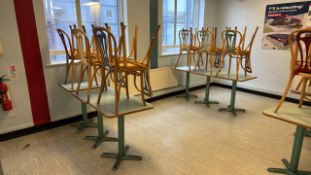 *NO RESERVE* 10x Canteen Tables and 20x Chairs