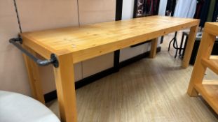 Wooden Display Table