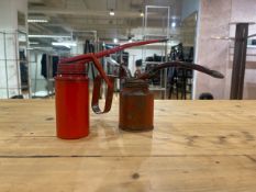 Pair Of Oil Cans