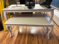 White Nesting Tables