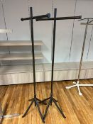 Black Metal T-Bar Railsx2