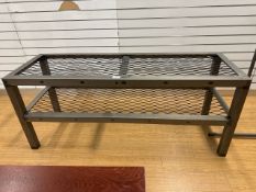 Steel Look Mesh Table