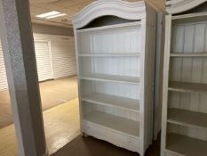 White Wood Display Wardrobe