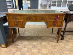 Wooden Table With Drawers