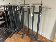 Retail Square Hanging Rails x7