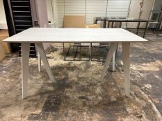 Wooden Slatted Table