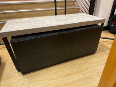 Set Of 2 Wooden Display Units