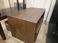 Slatted Wooden Display Table