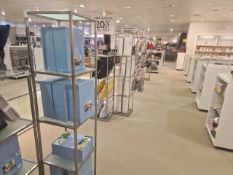 5 Cube Metal Shelving Displays