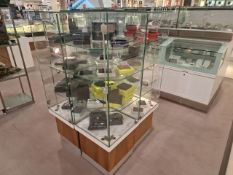 Glass Display Cabinets x4