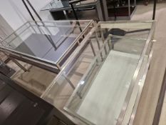 Assorted Display Tables x4