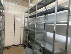 Row Of 3 Bays Boltless Shelf Racking