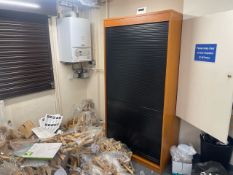 Roller Shutter Cabinet Wood x4