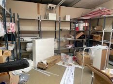 Run Of 11 Bays Lightweight Boltless Shelve Racking