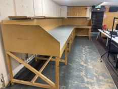 Wooden Work Bench Area