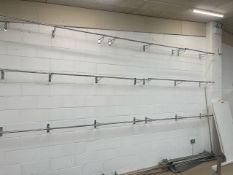 Chrome Wall Mounted Rails