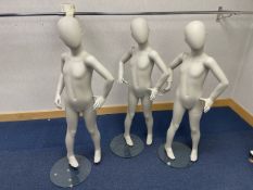 Child Mannequins x3