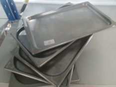 5 x 1/1 gastro baking trays