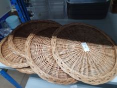 5 x wicker trays