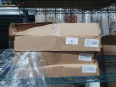 100 Clear Bin Liners x4
