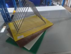 Chopping boards with stand