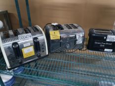 3 x toasters