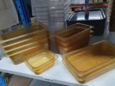 10 x assorted heat resistant gastronomes