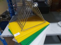 Chopping boards with stand