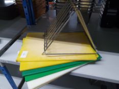 Chopping boards with stand