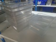 6 x 1/2 plastic gastronomes