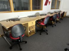 Desks x3 & Chairs x3