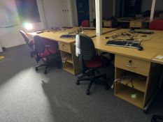 Desks x3 & Chairs x3