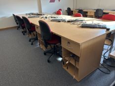 Desks x4 & Chairs x4