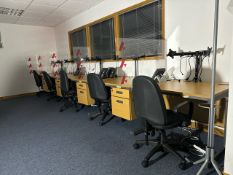 Desks x20, Chairs x20, Monitor Stands x20 & Phones x20