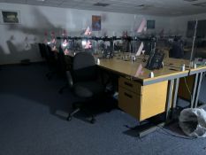 Desks x20, Chairs x20, Monitor Stands x20 & Phones x20