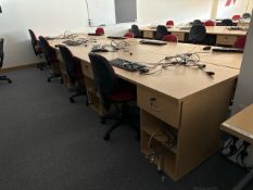 Desks x4 & Chairs x4