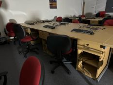 Desks x3 & Chairs x3