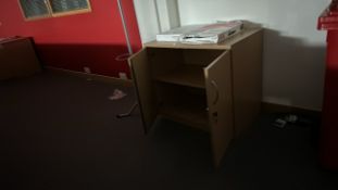 Wooden Storage Cabinet x5