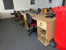 Desks x4 & Chairs x4