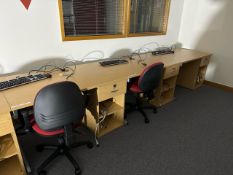 Desks x3 & Chairs x3