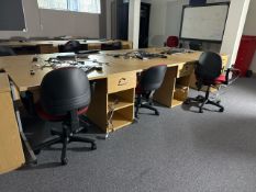 Desks x3 & Chairs x3