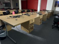 Desks x3 & Chairs x3