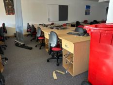 Desks x4 & Chairs x4