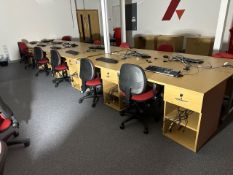 Desks x3 & Chairs x3